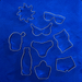 Set of Beach Metal Cookie Cutters