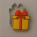 Present decorated cookie with a 4 inch Present Metal Cookie Cutter