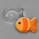 A goldfish cookie and a 2 inch Fish Metal Cookie Cutter