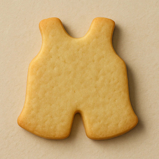 4 inch Baby Overalls Metal Cookie Cutter