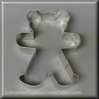 4 inch Teddy Bear Metal Cookie Cutter