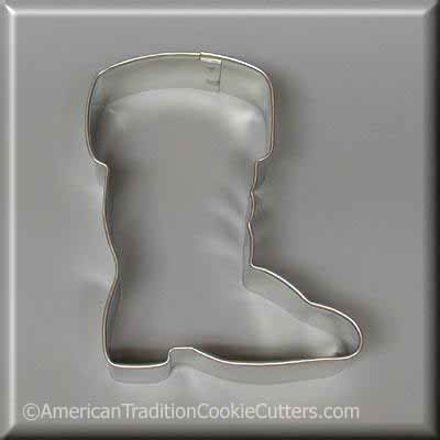 4" Santa Boot Metal Cookie Cutter