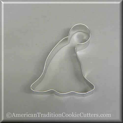 3.75 inch Elf Party Ski Hat Metal Cookie Cutter