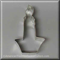 4" Candle Metal Cookie Cutter