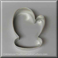 3.5" Mitten Metal Cookie Cutter