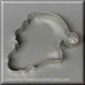4" Santa Face Metal Cookie Cutter