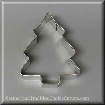 3.5" Christmas Tree Metal Cookie Cutter