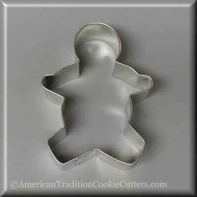 3.5 inch Gingerbread Boy Metal Cookie Cutter
