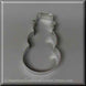 4" Snowman Metal Cookie Cutter