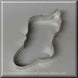 4" Stocking Metal Cookie Cutter