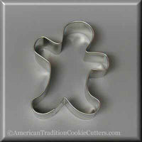 3.5" Folk Gingerbread Boy Metal Cookie Cutter