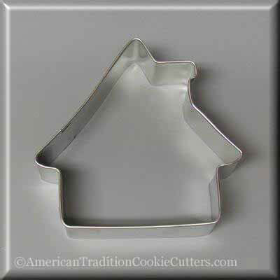 3.5 inch Gingerbread House Metal Cookie Cutter