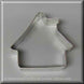 3.5" Gingerbread House Metal Cookie Cutter
