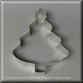 4" Tree with Star Metal Cookie Cutter