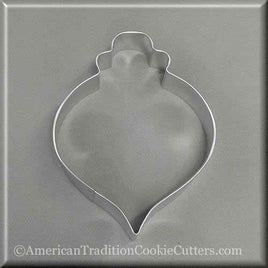 4.25" Christmas Ornament Metal Cookie Cutter