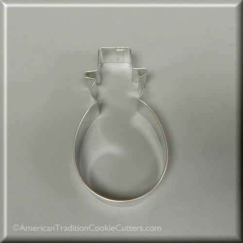 5 inch Snowman Metal Cookie Cutter