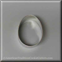 2.5" Easter Egg Metal Cookie Cutter