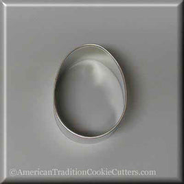 2.5" Easter Egg Metal Cookie Cutter