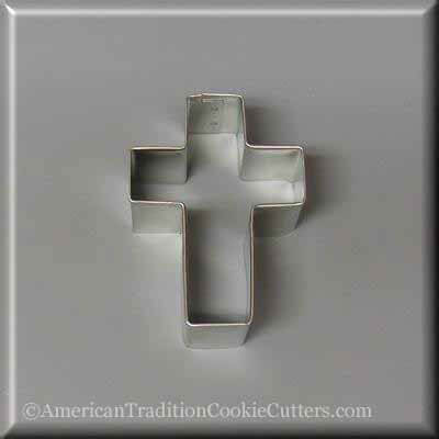 2.75 inch Cross Metal Cookie Cutter