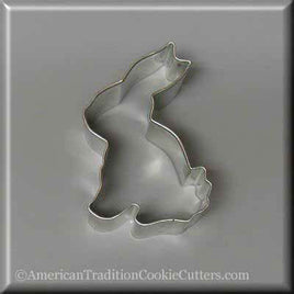3.25" Sitting Bunny Metal Cookie Cutter