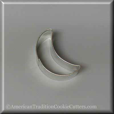 2.25 Mini Crescent Moon Metal Cookie Cutter