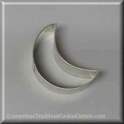 3 inch Crescent Moon Metal Cookie Cutter