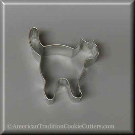 3" Witch's Cat Metal Cookie Cutter