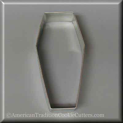 4 inch Coffin Metal Cookie Cutter