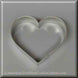 3" Heart Metal Cookie Cutter