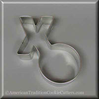 4" Hugs and Kisses Metal Cookie Cutter