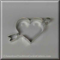 4.75" Heart with Arrow Metal Cookie Cutter