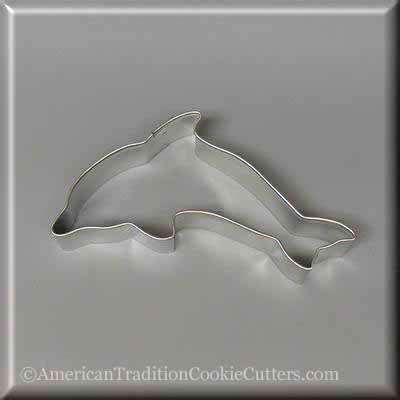 4.5" Dolphin Metal Cookie Cutter