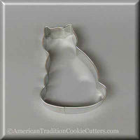 3" Pussy Cat Metal Cookie Cutter