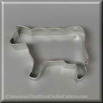 4 inch Cow Metal Cookie Cutter