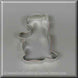3.25" Groundhog Metal Cookie Cutter
