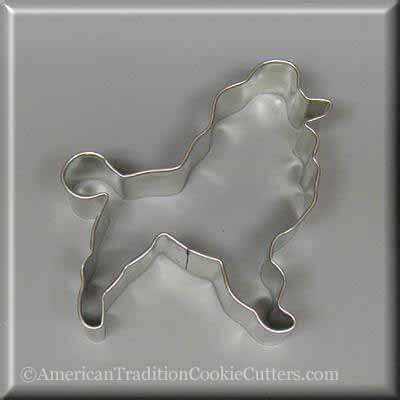 4 inch Poodle Metal Cookie Cutter