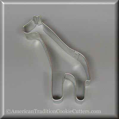4.5 inch Primitive Giraffe Metal Cookie Cutter
