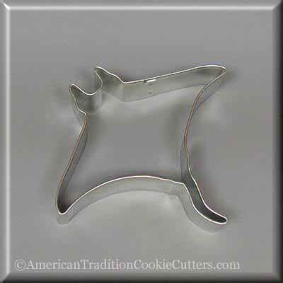 4.5 inch Manta Ray Metal Cookie Cutter