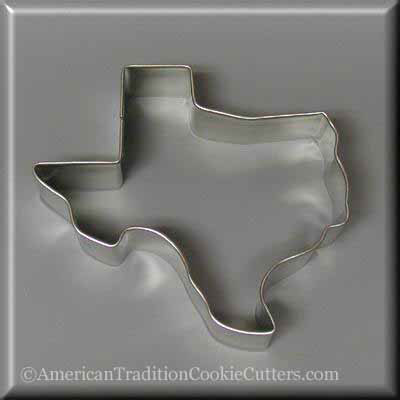 3.5" Texas Metal Cookie Cutter