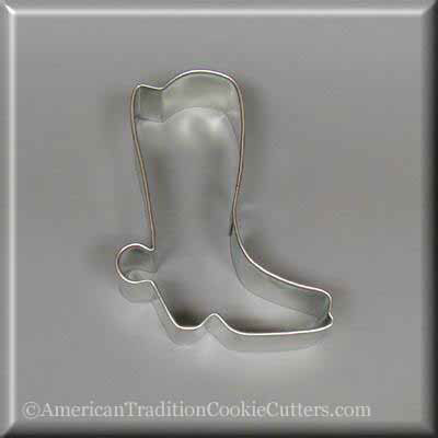 3" Cowboy Boot Metal Cookie Cutter