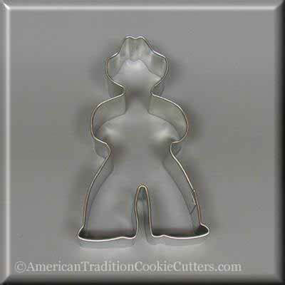 4 inch Farmer Cowboy Metal Cookie Cutter