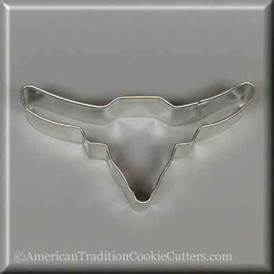 4 inch Longhorn Metal Cookie Cutter