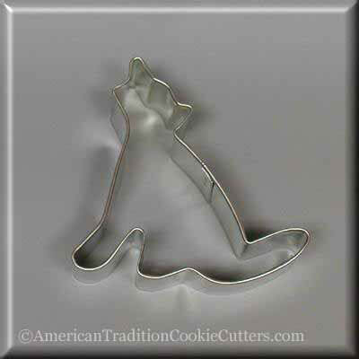 3 inch Coyote Metal Cookie Cutter