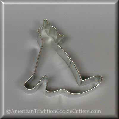 3" Coyote Metal Cookie Cutter