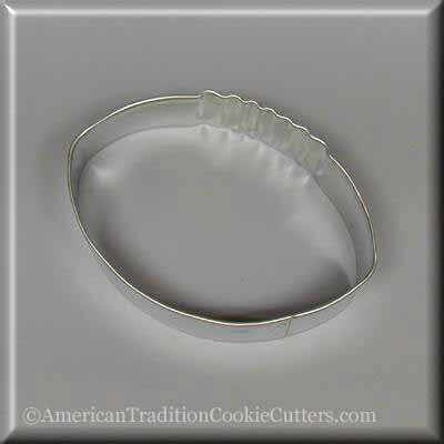 3.5 inch Football Metal Cookie Cutter