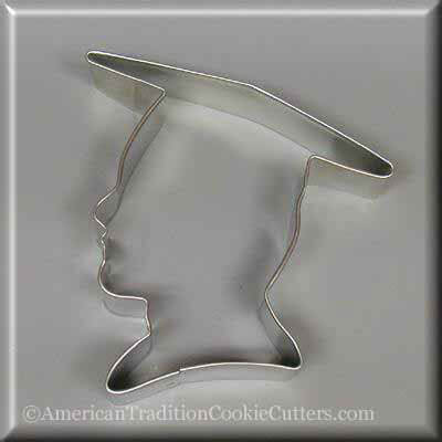4.25 inch Graduation Boy Metal Cookie Cutter