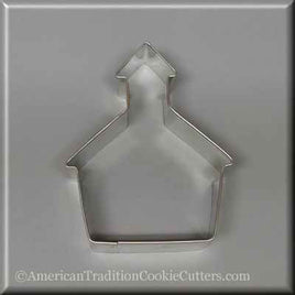 4" School House Metal Cookie Cutter
