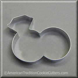 4.5" Double Engagement Wedding Rings Metal Cookie Cutter