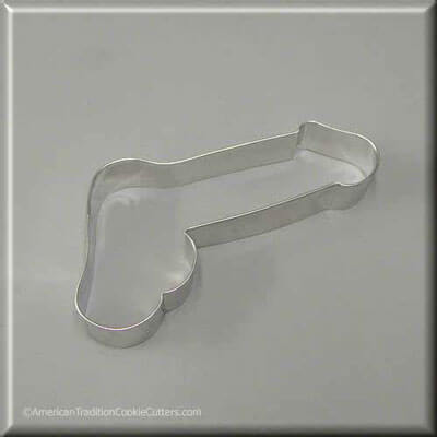6.5 inch Penis Pecker Willy Party Favor Metal Cookie Cutter