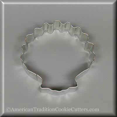 3 inch Scallop Seashell Metal Cookie Cutter